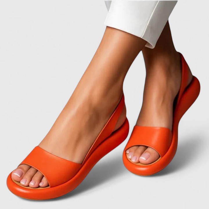 Women's Platform Wedge Sandals Open Toe Slingback