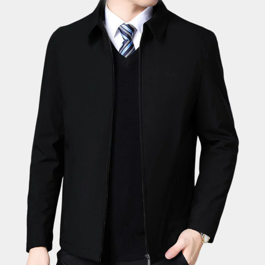 Men's Zipper Jacket Classic Collar - Vonnera