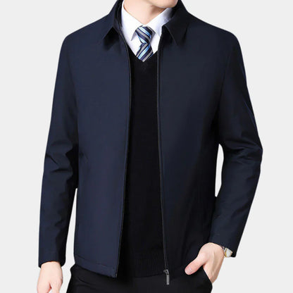 Men's Zipper Jacket Classic Collar