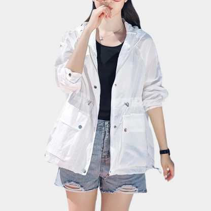 Women's Lightweight Summer Jacket UV Protection Breathable Outdoor