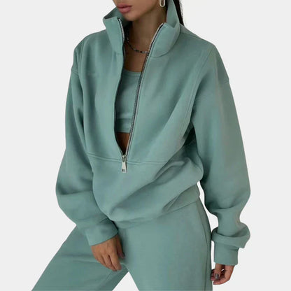 Women's Zipper Tracksuit - Vonnera