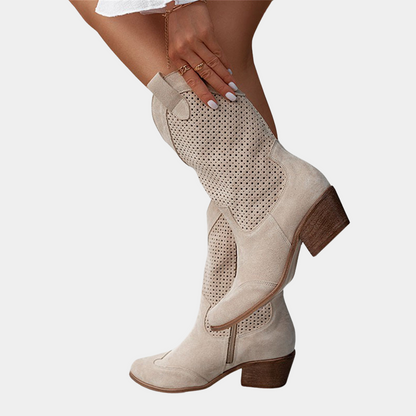 Women's Mid Shaft Side Zip Boots