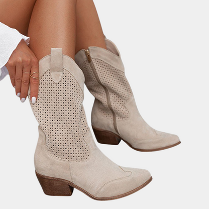 Women's Mid Shaft Side Zip Boots