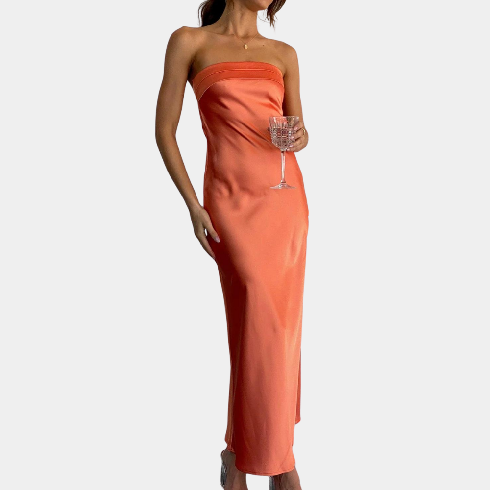 Women's Strapless Evening Gown