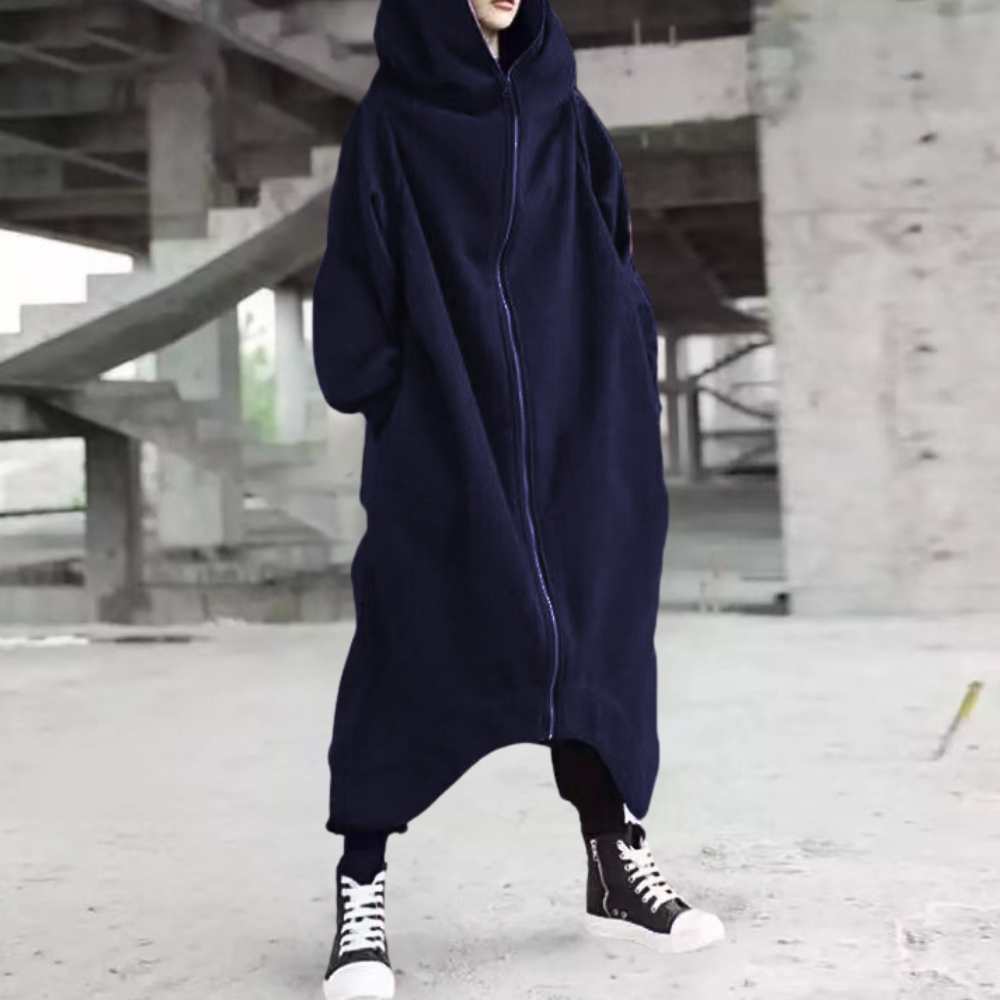 Women's Oversized Hooded Zip Coat