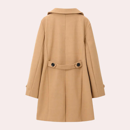 Men's Wool Coat Elegant Black