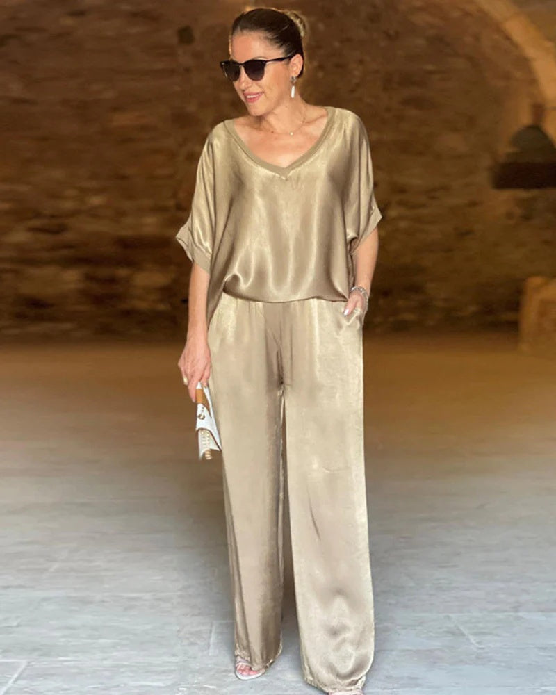 Women's Two Piece Pants Set