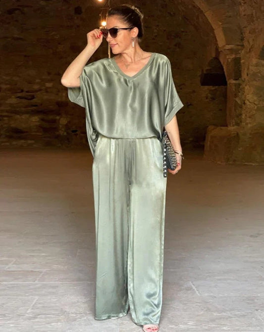 Women's Two Piece Pants Set - Vonnera