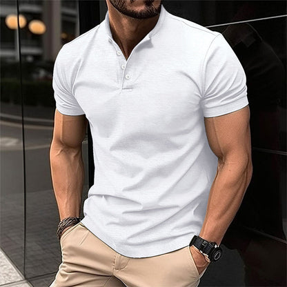 Men's Summer Shorts Polo Shirt Set