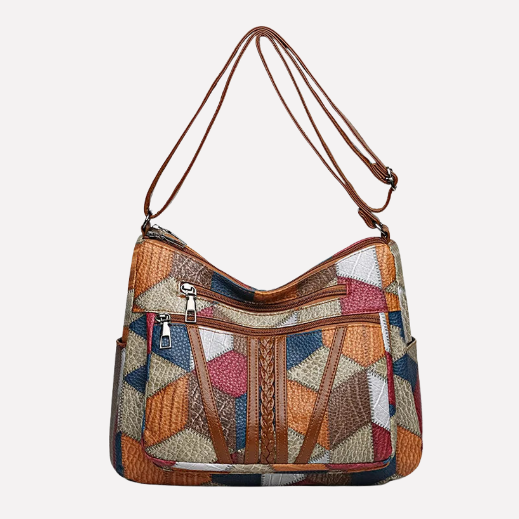 Women Patchwork Handbag - Vonnera