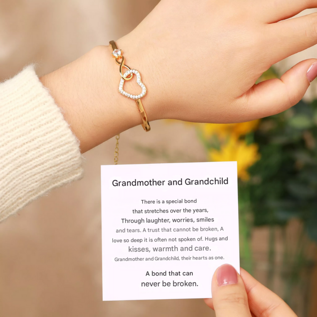 Women's Heart Shaped Infinity Bracelet - Vonnera