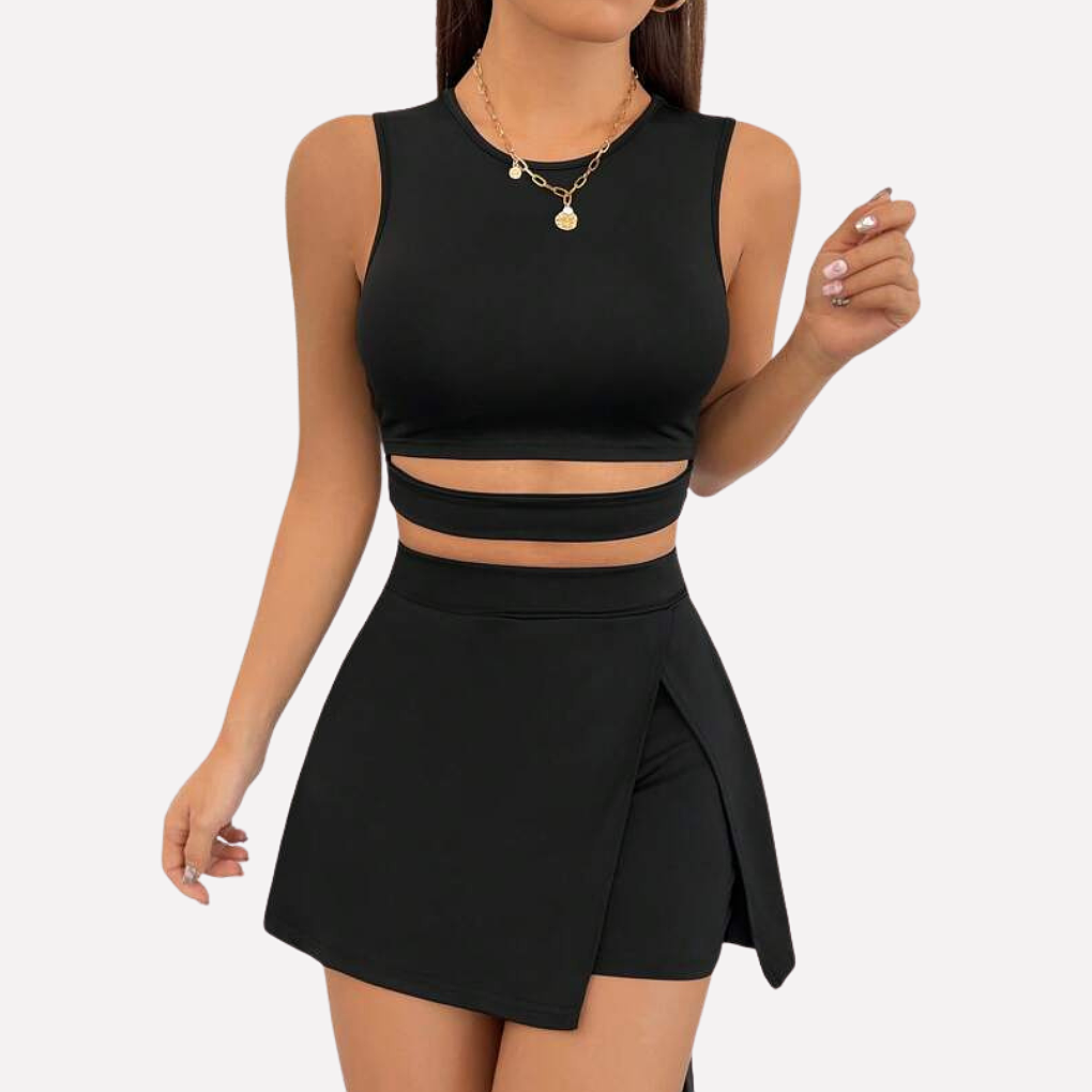 Women's Vest And Skort Set