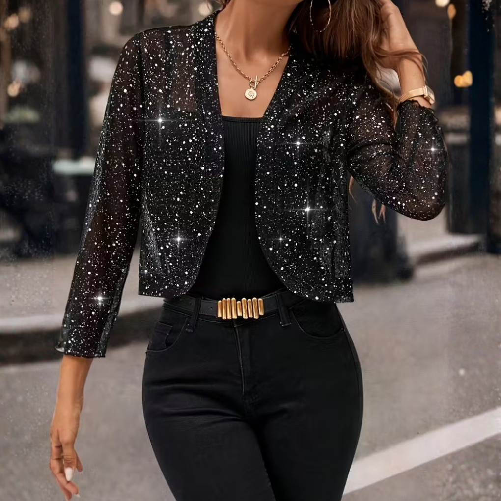 Women's Sequin Cardigan Jacket