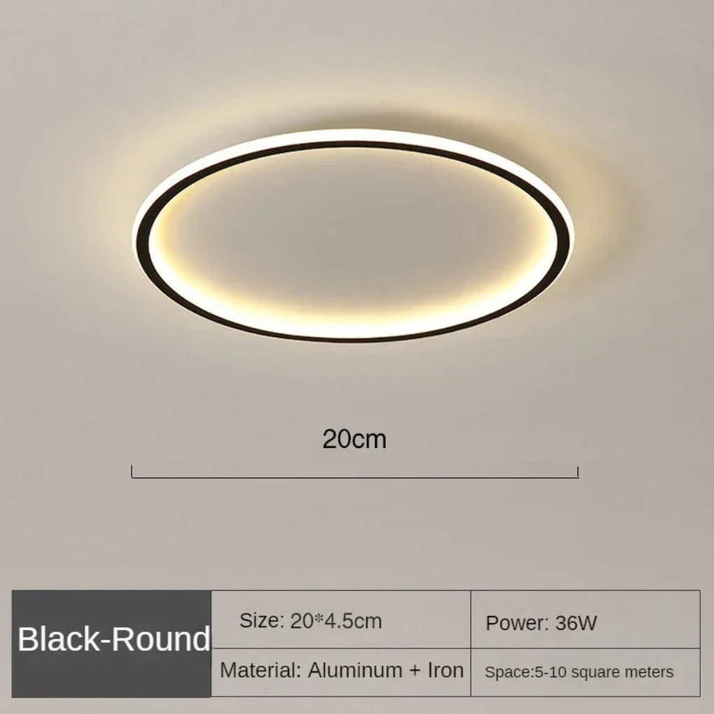 Nordic Round Ceiling Light Fixture - Vonnera