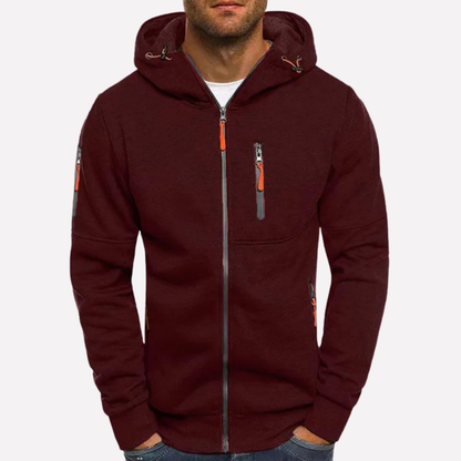 Hooded Sweatshirt Jacket