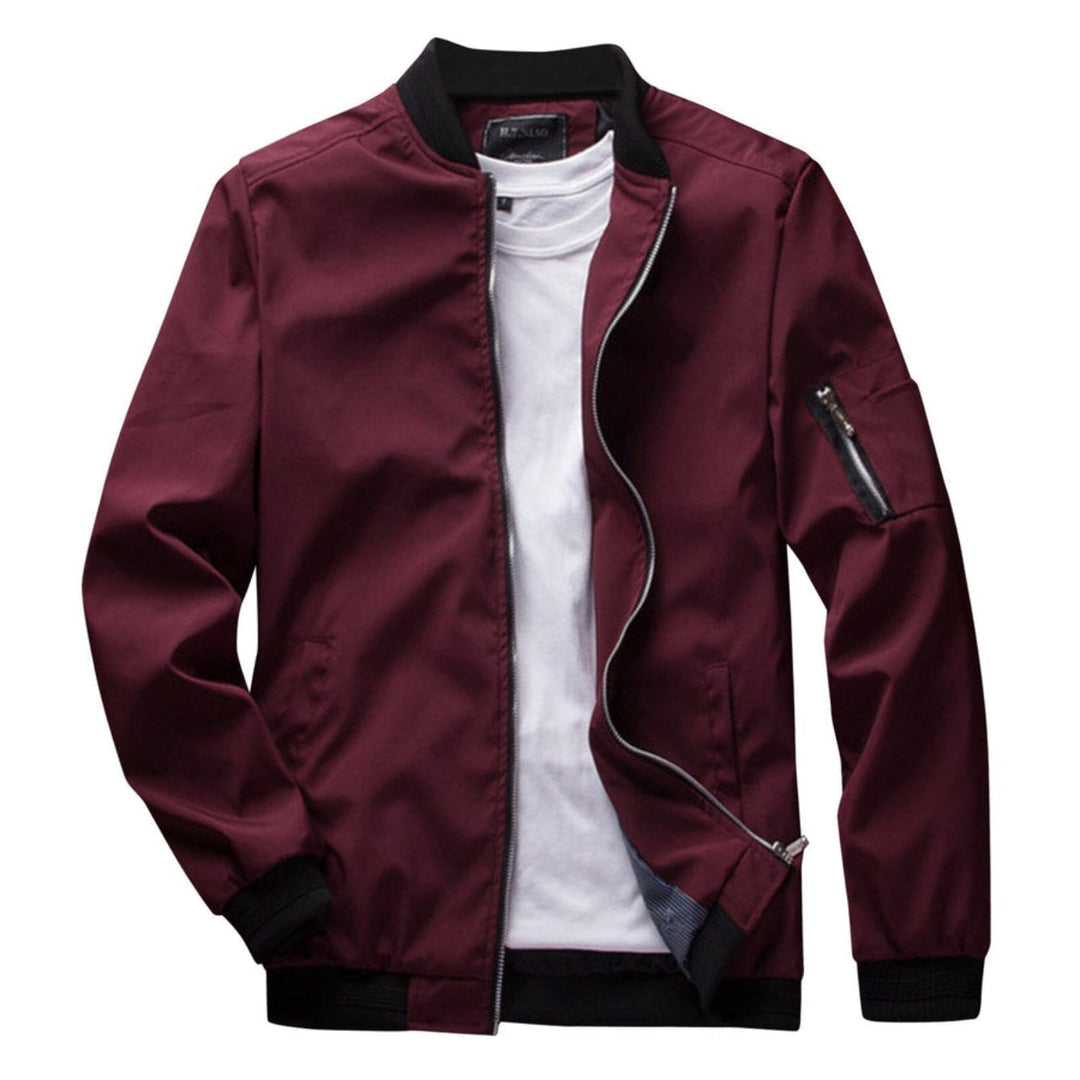 Men's Lightweight Zip-Up Jacket With Pocket