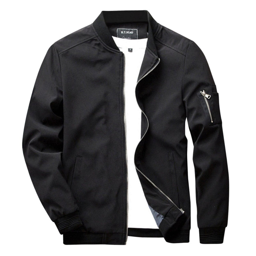Men's Lightweight Zip-Up Jacket With Pocket