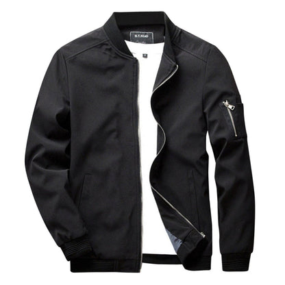 Men's Lightweight Zip-Up Jacket With Pocket