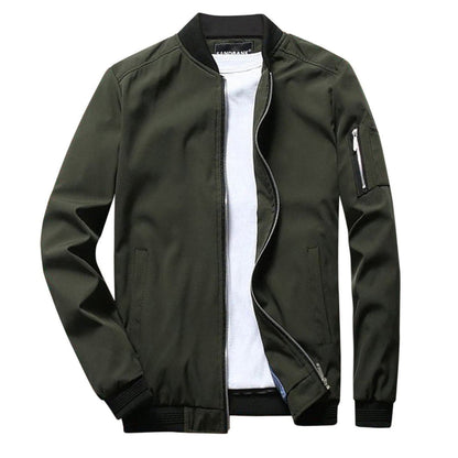 Men's Lightweight Zip-Up Jacket With Pocket