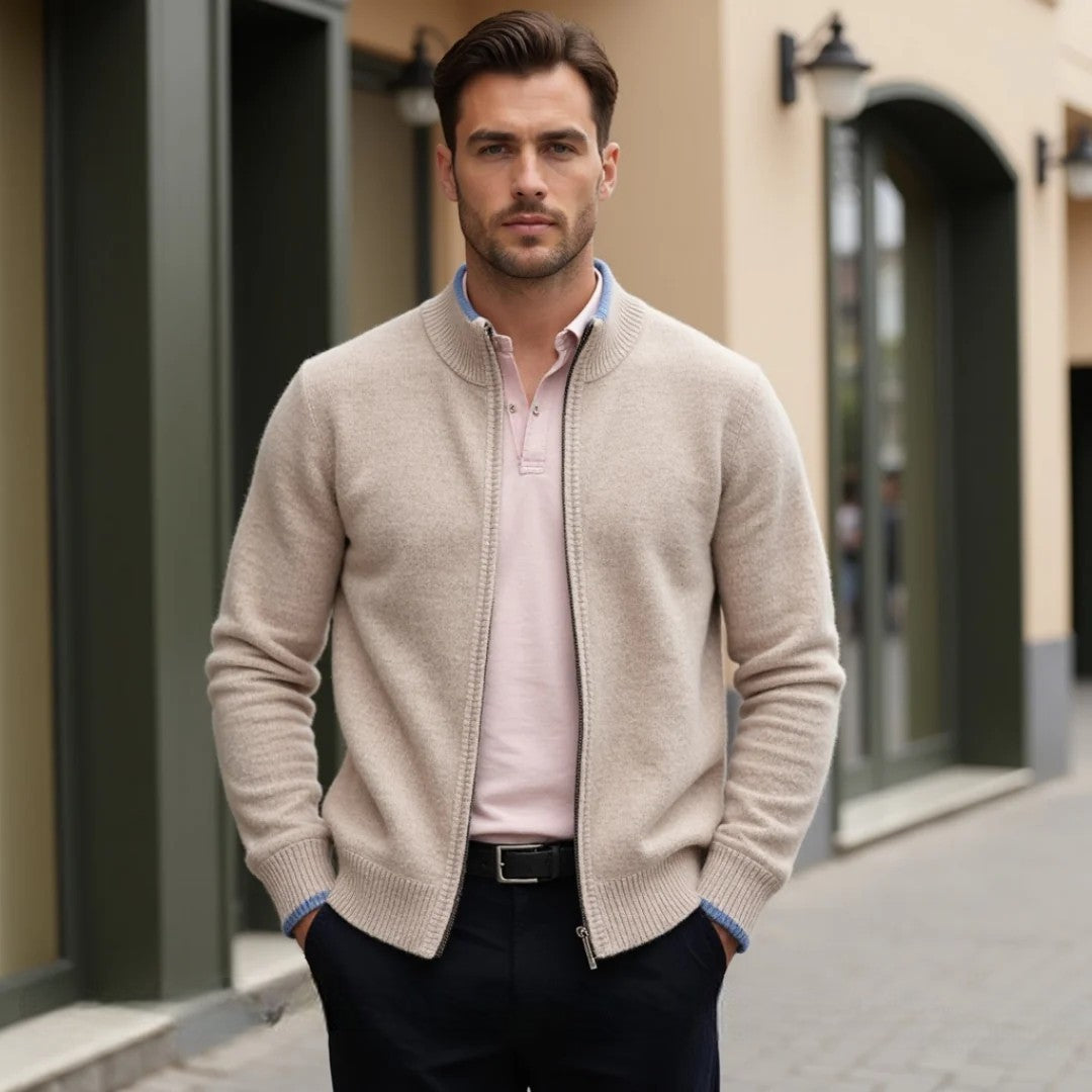 Men's Wool Cardigan - Vonnera