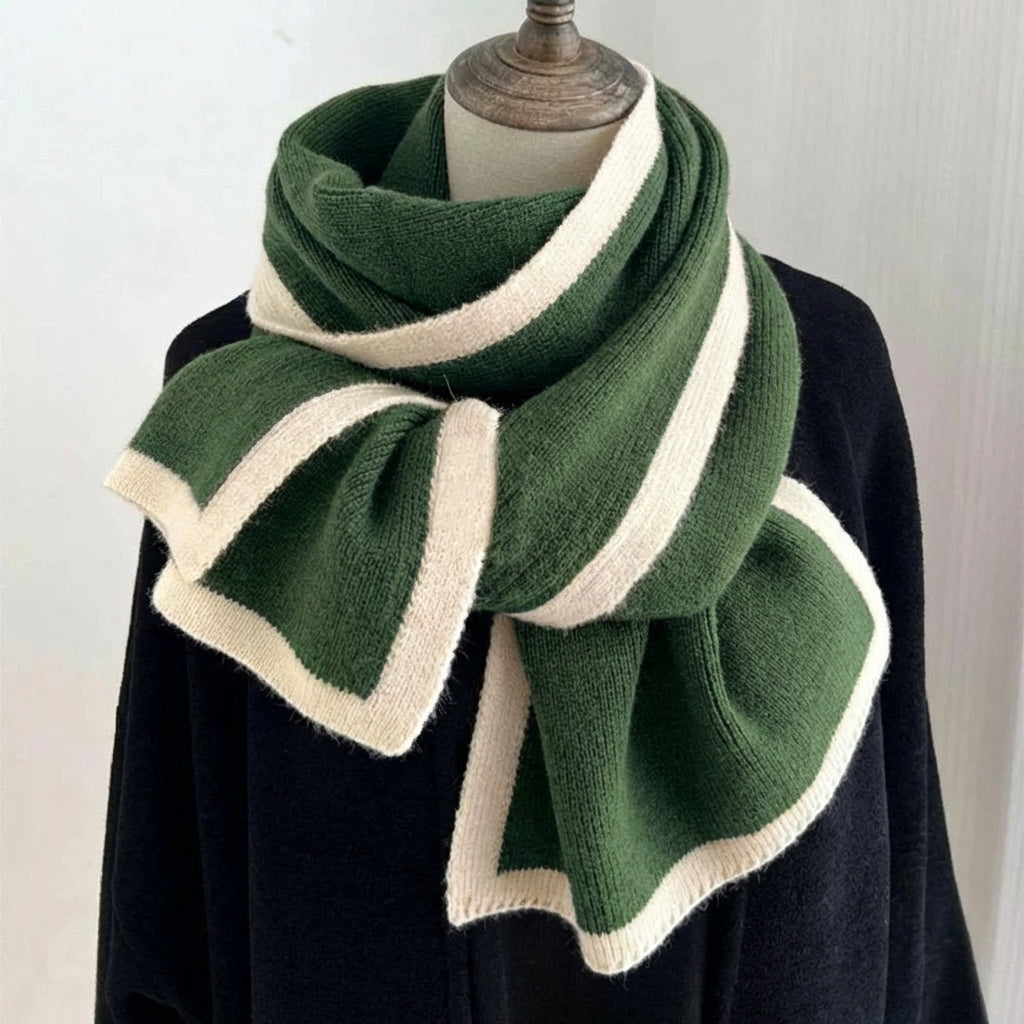 Women's Oversized Striped Scarf Cozy - Vonnera
