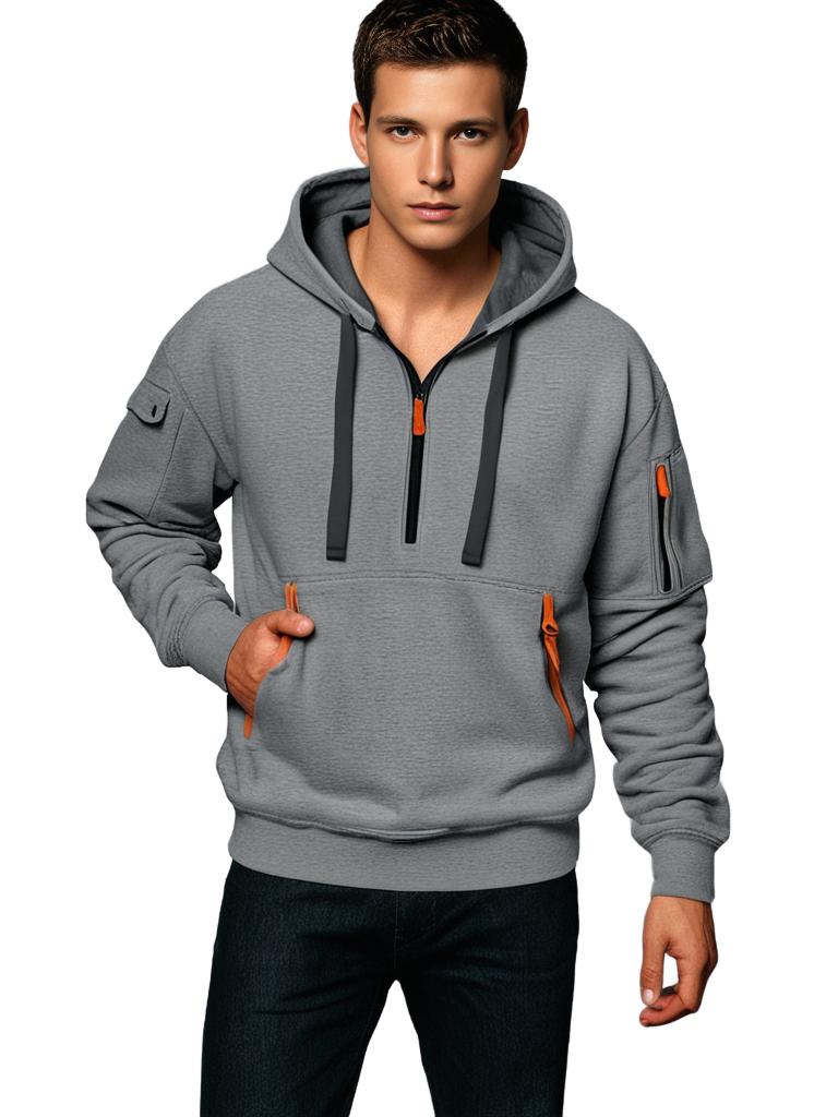Men's Summer Hoodie Lightweight Cotton
