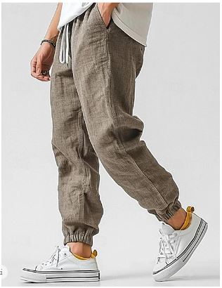 Men's Jogger Pants Elastic Drawstring - Vonnera