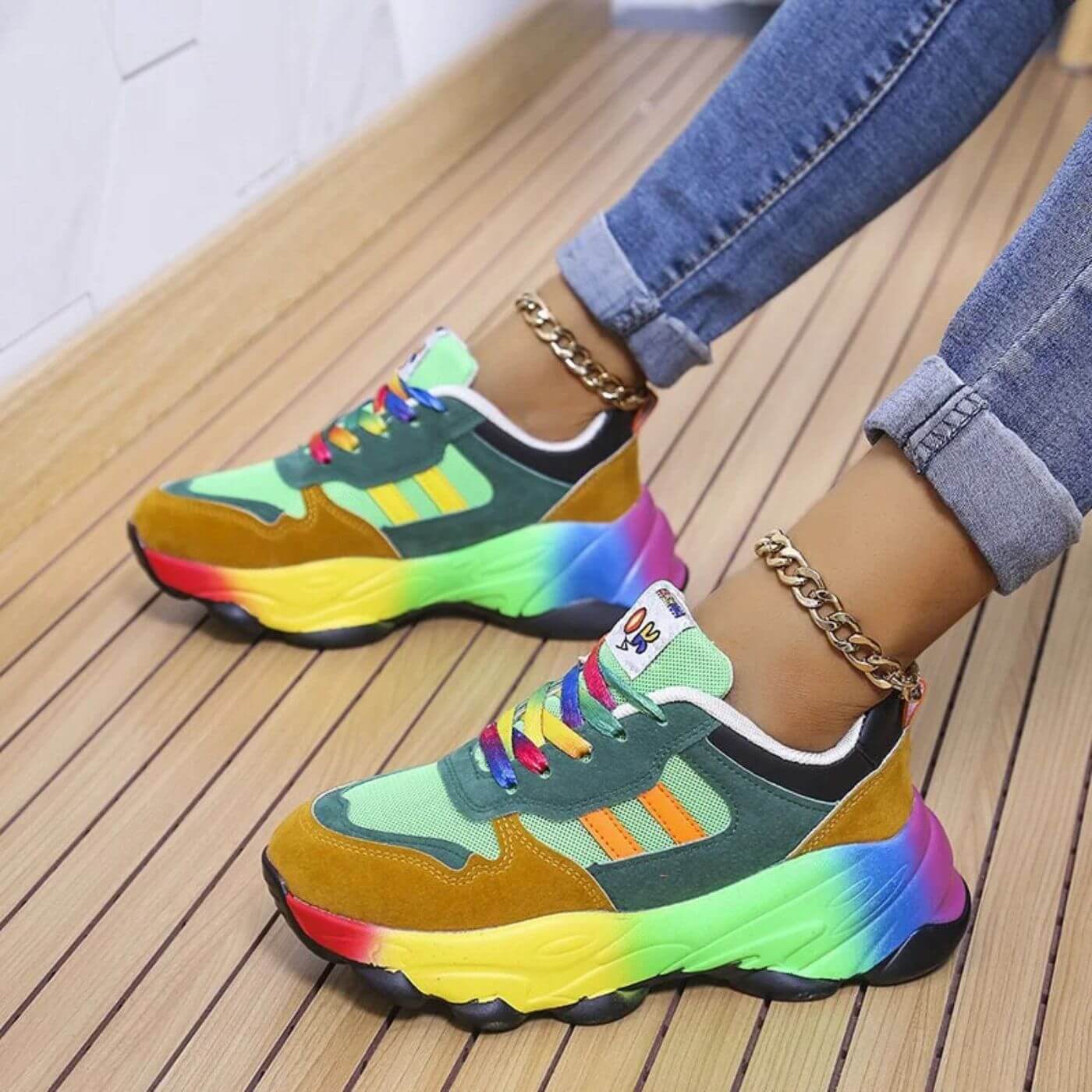 Vibrant Orthopedic Sneakers