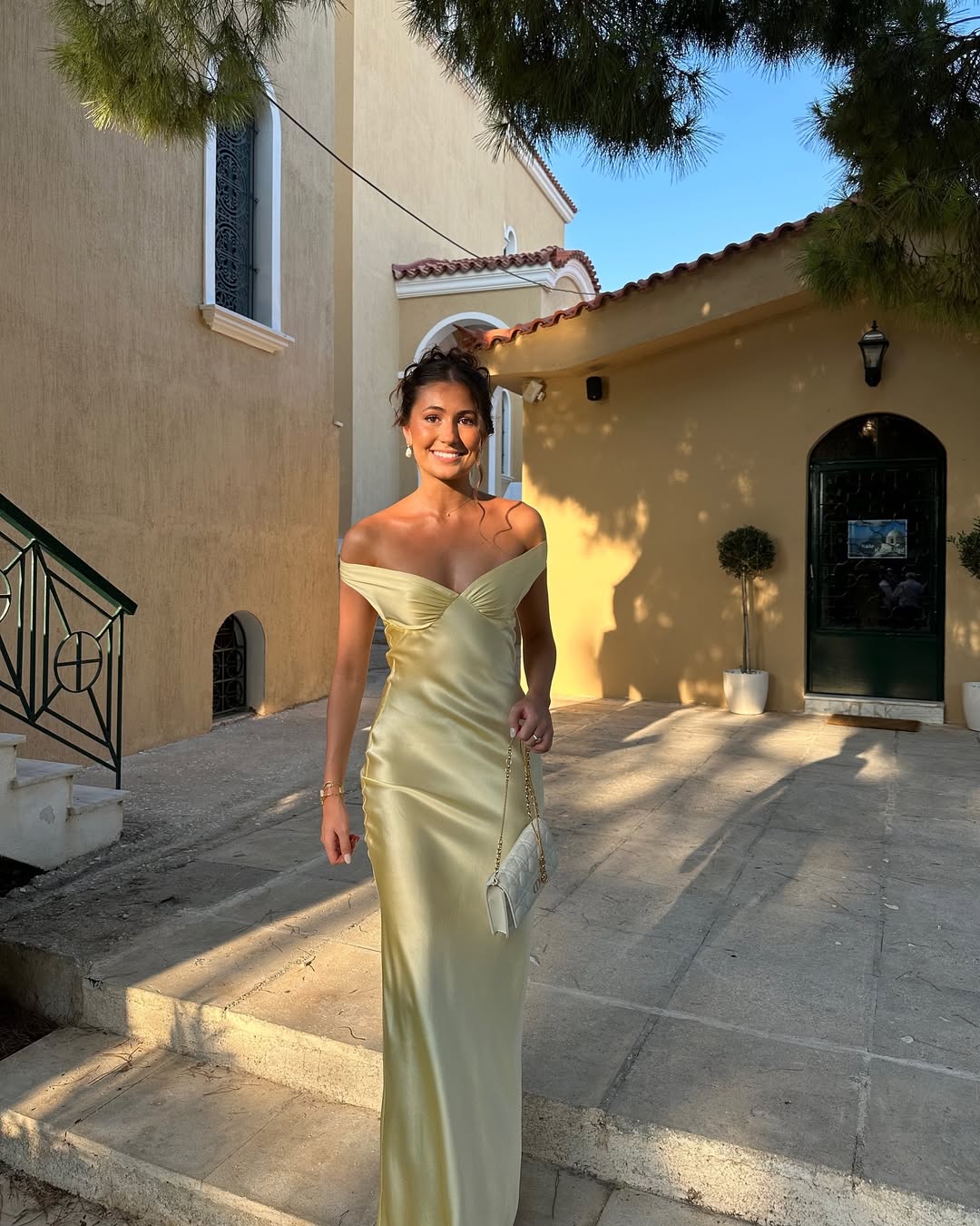 Women's Lace Off Shoulder Evening Dress