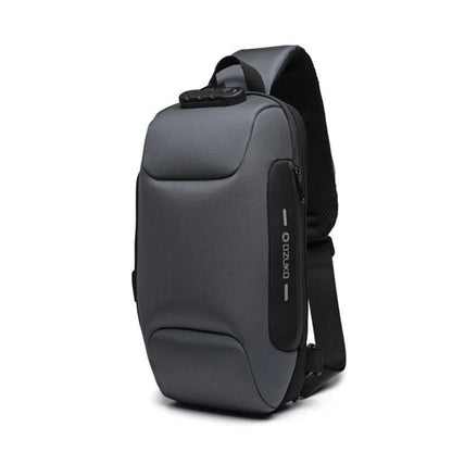 Secure Tech Crossbody Bag Travel USB Port Hidden Pockets