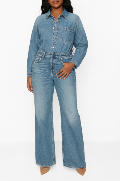 Women's Denim Jumpsuit - Vonnera