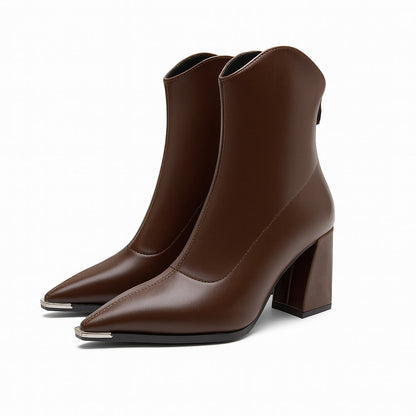 Eleanor | Women’s Spring Pointed Heel Ankle Boots