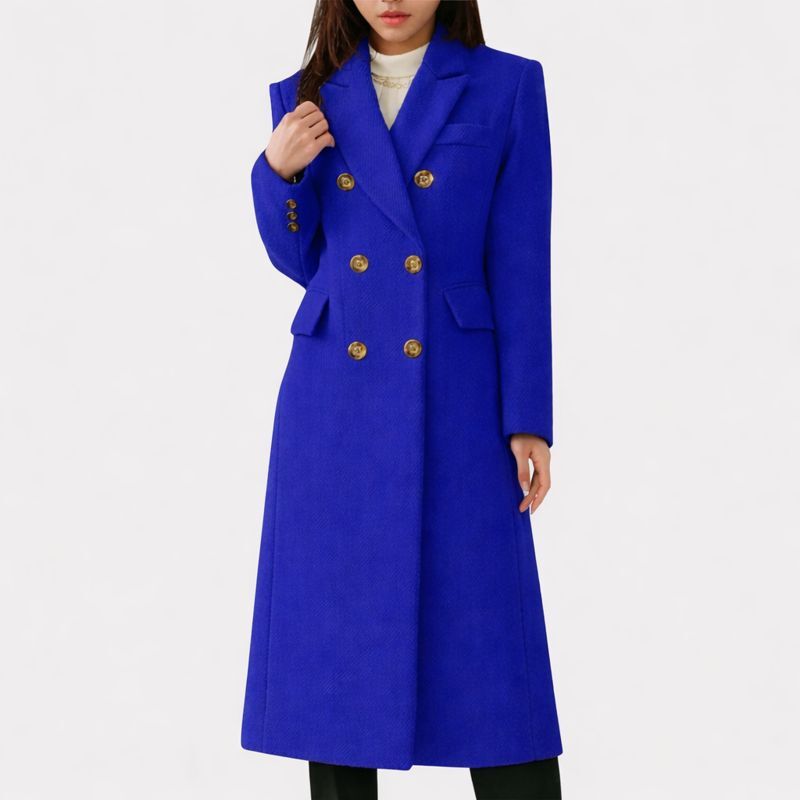 Women's Double-Breasted Coat Tailored Fit