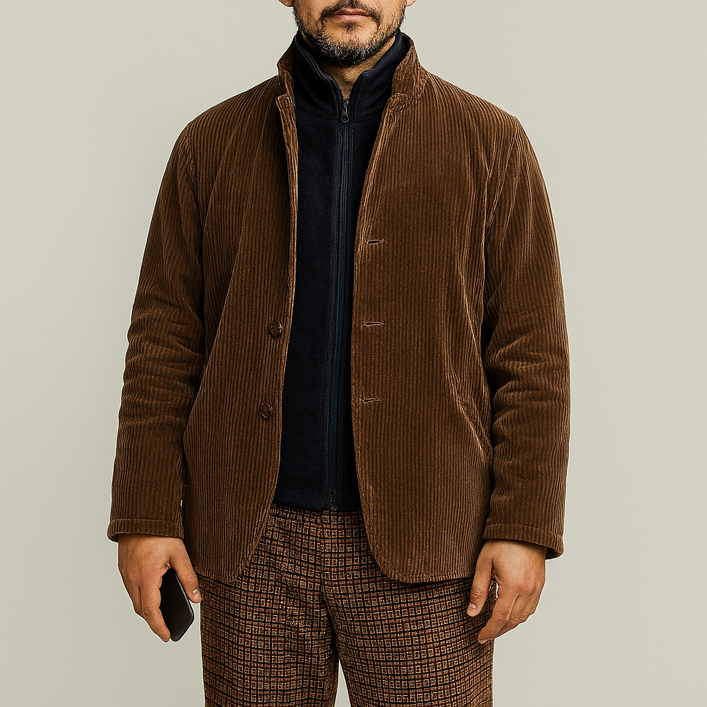 Men's Solid Color Casual Jacket