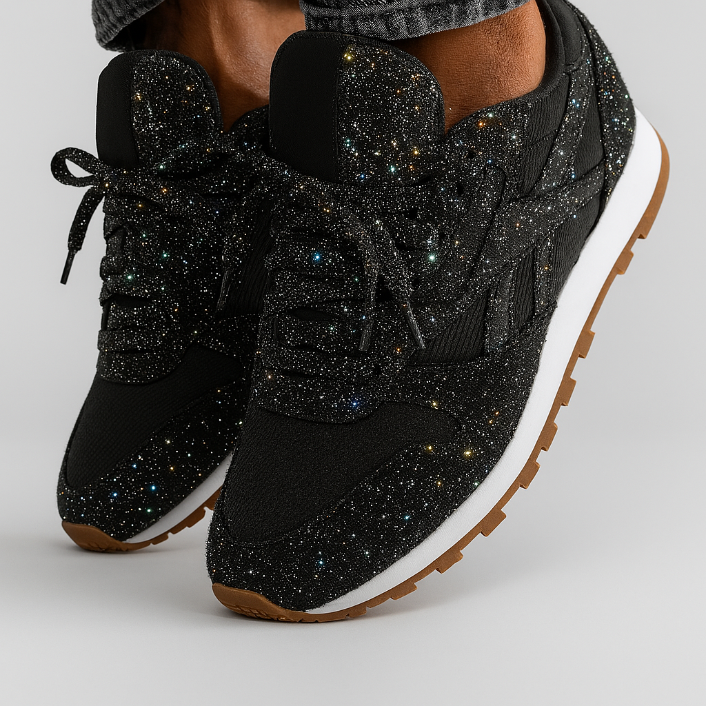 Women's Glitter Sneakers Chunky Sole