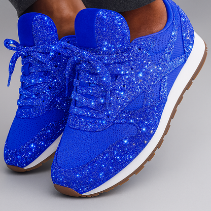 Women's Glitter Sneakers Chunky Sole