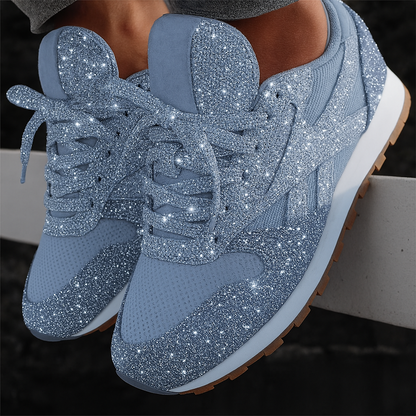 Women's Glitter Sneakers Chunky Sole