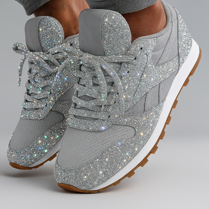 Women's Glitter Sneakers Chunky Sole
