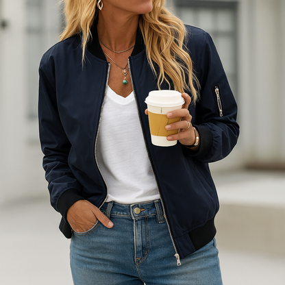 Women's Bomber Jacket - Vonnera