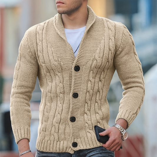 Men's Classic Knitted Cardigan - Vonnera