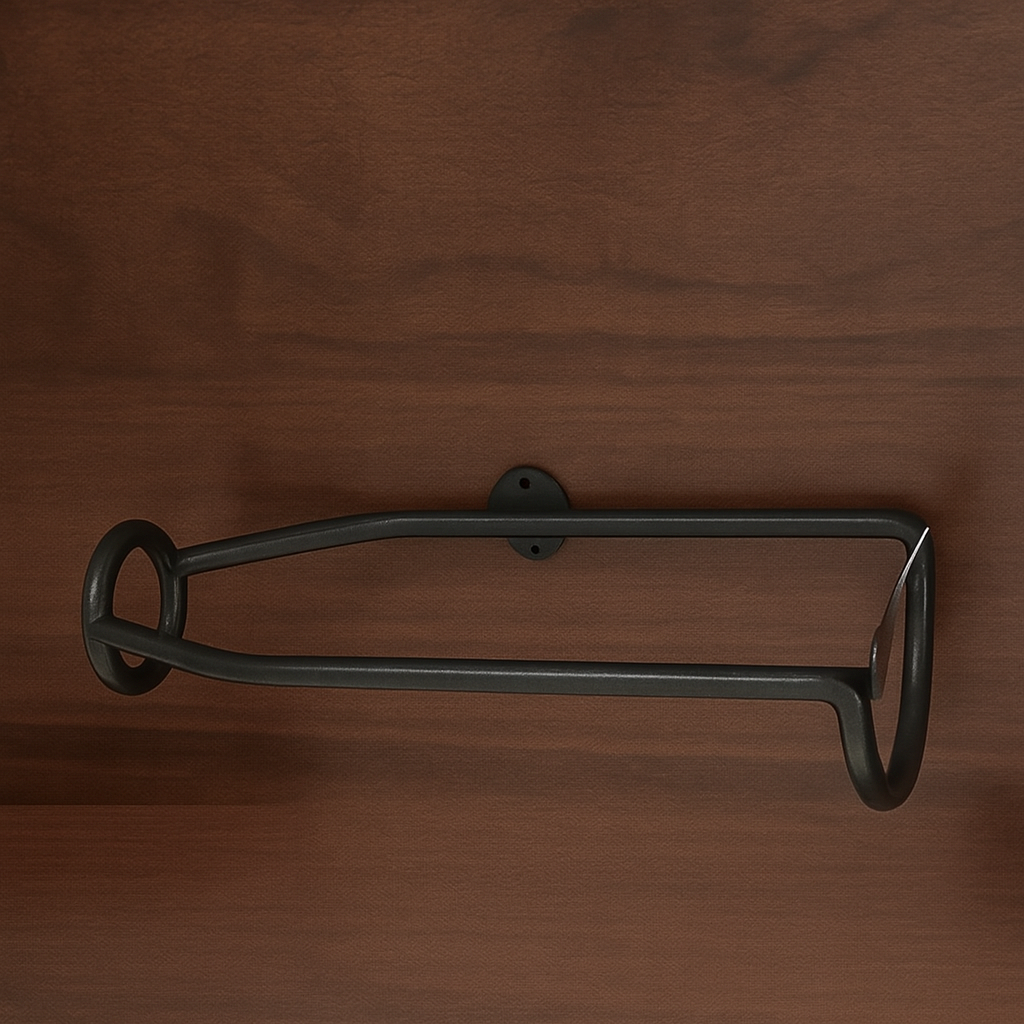 Wall Mounted Iron Wine Rack 5 Piece Set