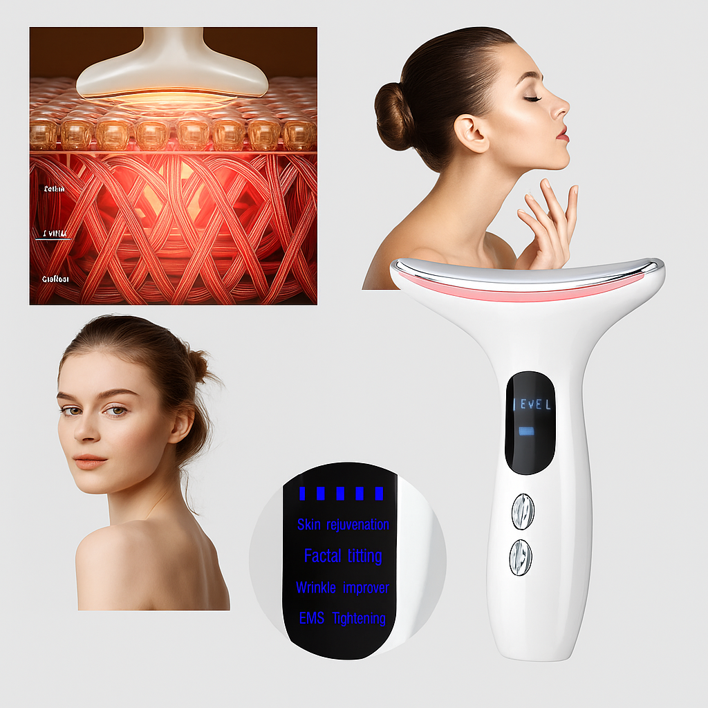 Portable Face And Neck Skincare Device