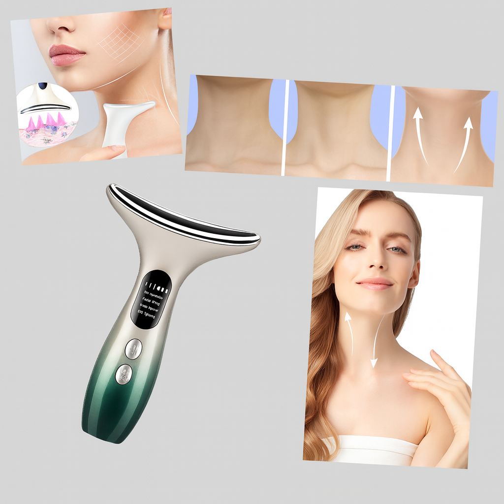 Compact Face And Neck Skincare Device