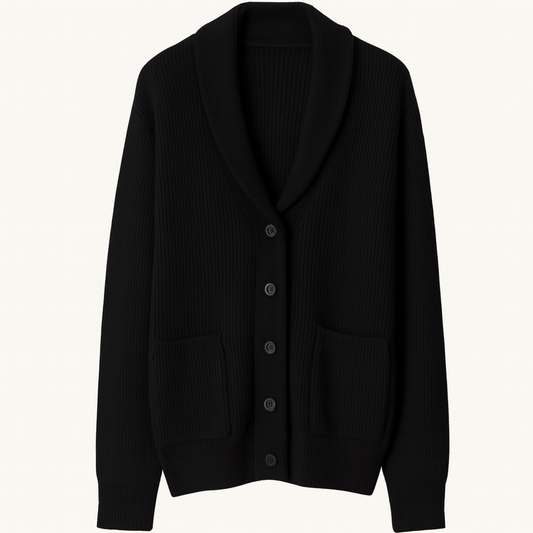Men's Soft Knit Cardigan Button Up Winter Sweater - Vonnera