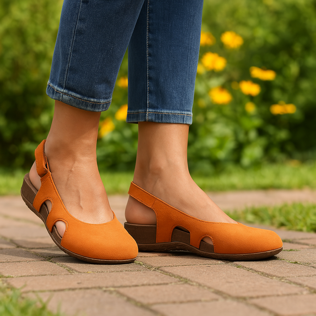 Women's Closed Toe Slingback Flats