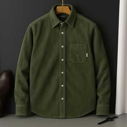 Leonardo Ultra-Soft Corduroy Shirt - Sydney Fraiser