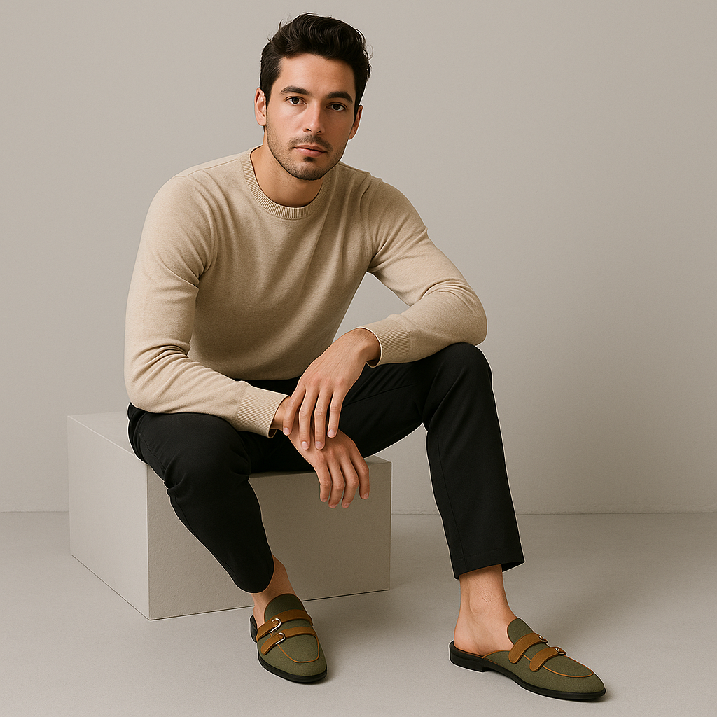 Men's Canvas Slip On Loafers