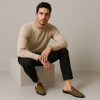 Men's Canvas Slip On Loafers
