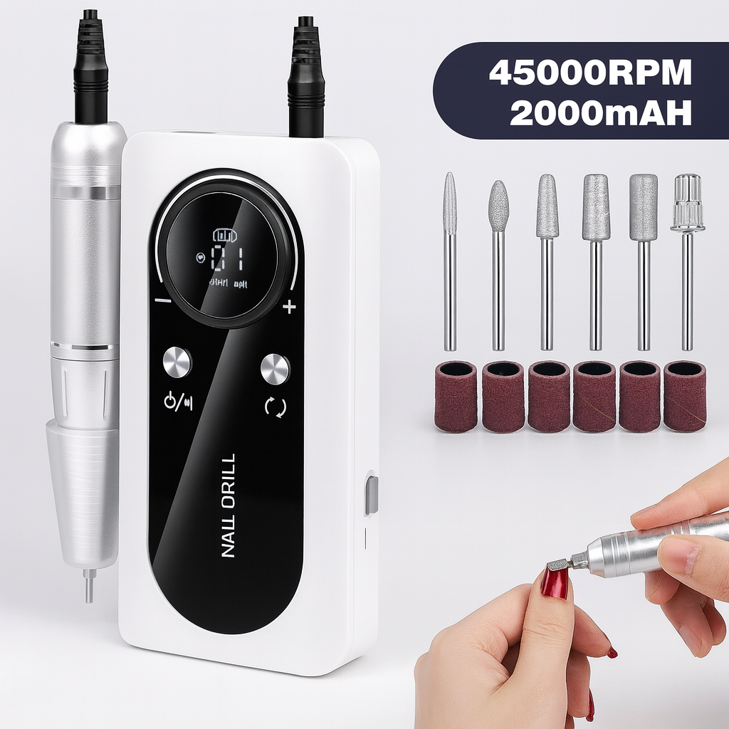 Rechargeable Electric Nail Drill 45,000RPM