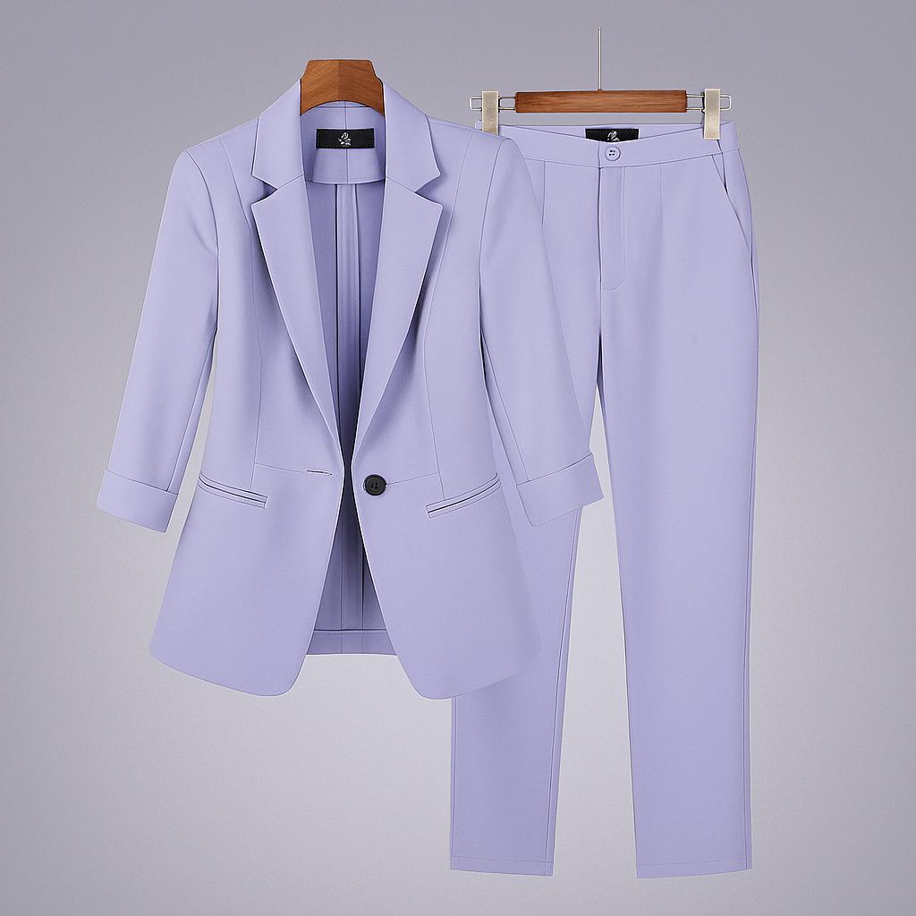 Women's Formal Blazer Suit Set Pants - Vonnera